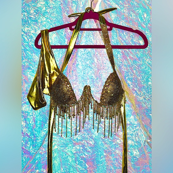 Other - NWT Rhinestone Showstopper Bikini